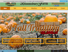 Tablet Screenshot of bloomsburyfarm.com